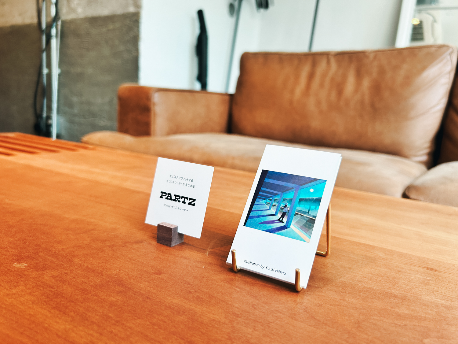 シェアオフィス「SPOT」新宿・虎ノ門の2拠点にて、私のイラストカードを設置いただいております。